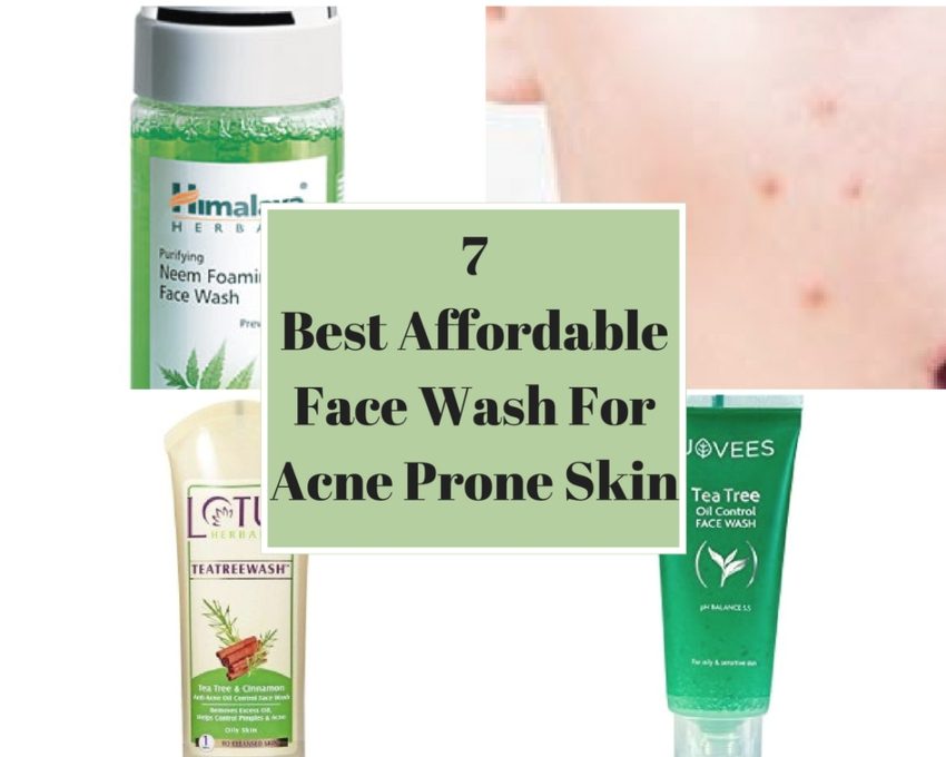 7 Best Affordable Face Wash For Acne Prone Skin - The Mirror Addiction